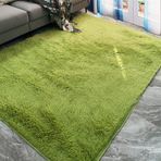 Oturma Odası Yatak Odası Büyük Boy 120x180cm için Modern Beyaz Shaggy Alan Halı