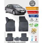 Oty Renault Megane 2 2002+2009 3D Havuzlu Paspas - Siyah