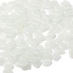 Oubest Karanlıkta Parlayan Çakıllar/Parlayan Taşlar/Parlayan Kayalar Bahçe/Balık Tankı/Akvaryum/Yürüyüş Yolu/Garaj Yolu/Bitki Saksıları/Bonsai için Mavi Dekor (100, Beyaz)