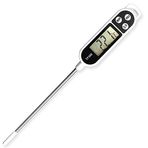oujilet Meilliger Termometre Mutfak Evrensel Ev Termometresi Dijital Pişirme Termometresi Mutfak Termometresi Et Termometresi, Okunabilir 50°C - 300°C, °C/°F Değiştirilebilir Termometre