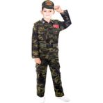 Oulabi Mir Türk Askeri Kostümü Çocuk Kıyafeti - Yeşil - 4 - 5 Yaş