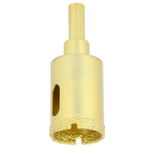 Oumefar hole saw punch drill diamond hole saw drill gold ceramic tile concrete marble drilling tools 25mm for drill marble concrete ceramic