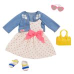 Our nesil BD30246 – OG – Elbise ile minik kalpler ve ceket Outfit