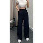 OurStyles AURA>>>>KADIN YÜKSEKBEL CEPLİ VE PİLELİ DOUBLE KUMAŞ PANTOLON (YENİ SEZON)