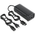 Oussirro Güç Kablosu ile Xbox 360 Slim için Güç Kaynağı, [2022 Geliştirilmiş Sessiz Versiyon] AC Adaptörü Güç Tuğlası Yedek Şarj Cihazı Xbox 360 İnce Konsol için