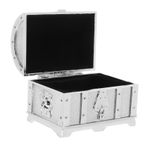 Outanaya Vintage Metal Mücevher Kutusu Mini Hazine Sandığı Yüzükler Küpeler Hatıralar Düğünler Yıldönümleri Ve Tatil Hediyeleri İçin İdeal