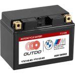 Outdo 11.2 Ah YTZ14S-BS / YTZ12S-BS Akü 12 Volt 11 Ah