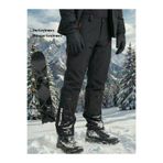 OUTDO Kışlık İçi Polarlı İthal Softshell Rüzgar Geçirmez Su İticidir Reflektörlü Erkek Pantolon