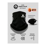 OUTDO Reflektörlü Logolu Siyah Outdoor Buff – Motorcu & Çok Amaçlı Motorsiklet Boyunluk Bere