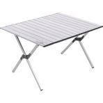 Outdoor Alüminyum Katlanabilir Kamp ve Piknik Masası, 47x59.7x82.5 cm, Taşıma Çantalı (Gri)