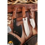 Outdoor Balta Bıçak 3lü Seti Kamp Baltası Bıçak Bıçağı Nacak Blt