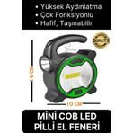 Outdoor Kamp Piknik Acil Durum Yüksek Aydınlatma LED El Feneri Tutacak Saplı Işıldak Pilli Lambası
