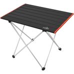 Outdoor Katlanabilir Alüminyum Kamp ve Piknik Masası, 56x41x45 cm, 1370 gr, 18 kg Taşıma Kapasitesi, Omuz Askılı Çanta ile (Siyah-Kırmızı)
