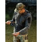 Outdoor Polar Erkek Kadın Unisex Kapşonlu Kombat Tactical Cepli Polar - Füme