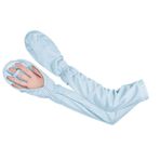 Outdoor Spor Kol Kollukları, Asudaro 2 Adet Buz İpek Kol Güneş Koruması Üniseks Kol Soğutma Kolları UV Koruması Kol Manşetleri Erkek Kadın Balık Tutma Sürüş Koşu Tekne Basketbol Mavi