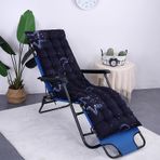 Outdoor Sun Lounger Cushions Replacement Patio Chair Cushion with Zero Gravity Design Garden Bank Seat Pad Folding Yard Recliner Cushion 53 cm x 168 cm