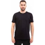 Outdoor T-Shirt Günlük Pamuklu Basic Erkek BASETI03 - Siyah - XS