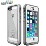 Outlet Apple İphone Se/5S/5 İle Uyumlu Lifeproof Nüüd Ultra Koruma Kılıfı - Gri-Beyaz (Bu Ürün Outlettir)