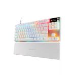 (Outlet) Steelseries Apex Pro Tkl Gen3 Omnipoint 3.0 Hipermanyetik Switch Rgb Mekanik Kablolu Oyuncu Klavyesi (Uk)- Beyaz Teşhir