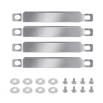 Outspark Nexgrill 720-0830H Charbroil 463344116, 46324113, 463449914, Termos 461442114, Izgara Tüpü Yedek Parçaları, Paslanmaz Çelik, 4'lü Paket için Ayarlanabilir Evrensel Çapraz Tüpler 4-7,5 inç