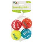 Outwardhound Squeaker Ballz 4'lü S Düdüklü Tenis Topu Köpek Oyuncağı