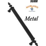 Ovacık(96 mm - 9.6 Cm) Metal Mat Siyah Mobilya Mutfak Çekmece Dolap Dolabı Kulpu Kulbu Kulpları - Standart