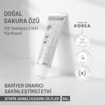Ovaco Sakuradin Texture Yüz Kremi | Nemlendirici & Cilt Bariyer Onarıcı | Peptit, Squalane, Seramid İçerikli Kore Cilt Bakım Kremi | 50 ml Savia