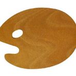 Oval Ahşap Palet 30x40 cm.