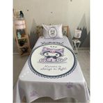 Oval Çerçeve Kuromi Bebek ve Çocuk Odası Pike Takımı - Renkli