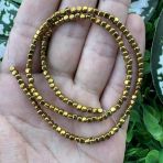 Oval Küp Gold Hematit Taşı 3X3 Mm