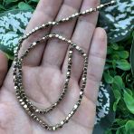 Oval Küp Soft Gold Hematit Taşı 3X3 Mm