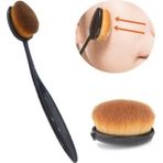 Oval Makyaj Fırçası - Kaşık Fırça - Fondöten Fırçası - Allık Fırçası Çok Amaçlı Fırça