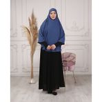 OVAL MEDİNE İPEĞİ SUFLE - İndigo - Standart