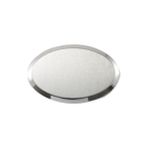 Oval Metal Yaka Isimliği - Gümüş - 6,7 x 4,5 cm