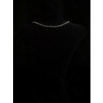 Oval Model Choker Çelik Zincir Kolye -Choker Serisi