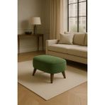 Oval Puf Koltuk 53X35 Uzanma Koltuğu Makyaj Koltuğu - 53*35 - Yeşil