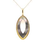 Oval Sedef Kolye