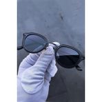 Oval Siyah Erkek Güneş Gözlüğü UV400 Koruma