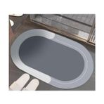 Oval Süper Emıcı Banyo Paspası - Renkli