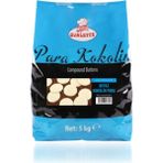 Ovalette Fildişi Kokolin Para Çikolata 5 kg - 1 Adet