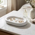 Ovalia Minimal Dekoratif Tabak | Modern Tasarım Dekoratif Kase | Masa Üstü Aksesuarı