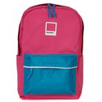 Over-Q PANTONE 76562 45x30x14 cm İmperteks Pembe Kız Çocuk Sırt Çantası