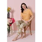 Over Sleep by Poleren Kadın Pijama Takımı Kısa Kol