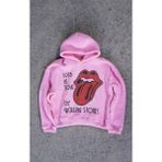 Overdrive The Rolling Stone Pembe Polar Sweatshirt - Large (41 - 45)