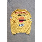 Overdrive Unisex Sarı Uzun Kollu Honda Repsol Racing Motorcu Tişörtü
