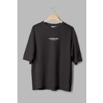 Overoz Born 1985 Roma Rakamları Baskılı Yarı Oversize T-shirt 1111, L