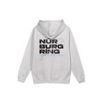 Overoz Formula 1 Nürburgring Yarış Pisti Sırt Baskılı Kapüşonlu Oversize Sweatshirt Ekru Hoodie H1206, L