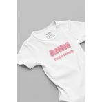 Overoz Organik%100 Pamuk Anne Yaşam Kaynağı Baskılı Çıtçıtlı Bebek Body Badi Zıbın Tulum 5682, 24-36 Ay