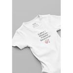 Overoz Organik%100 Pamuk Anneme Benziyorum Baskılı Bebek Body Çıtçıtlı Badi Zıbın Tulum 5889, 12-18 AY