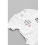 Overoz Organik%100 Pamuk Anneme Benziyorum Baskılı Bebek Body Çıtçıtlı Badi Zıbın Tulum 5889, Yeni Doğan